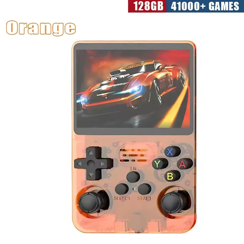 Handheld Game Console - 3.5 Inch IPS Screen R36S Device with Built-in Games