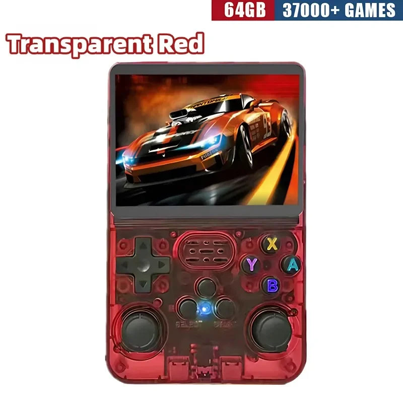 Handheld Game Console - 3.5 Inch IPS Screen R36S Device with Built-in Games