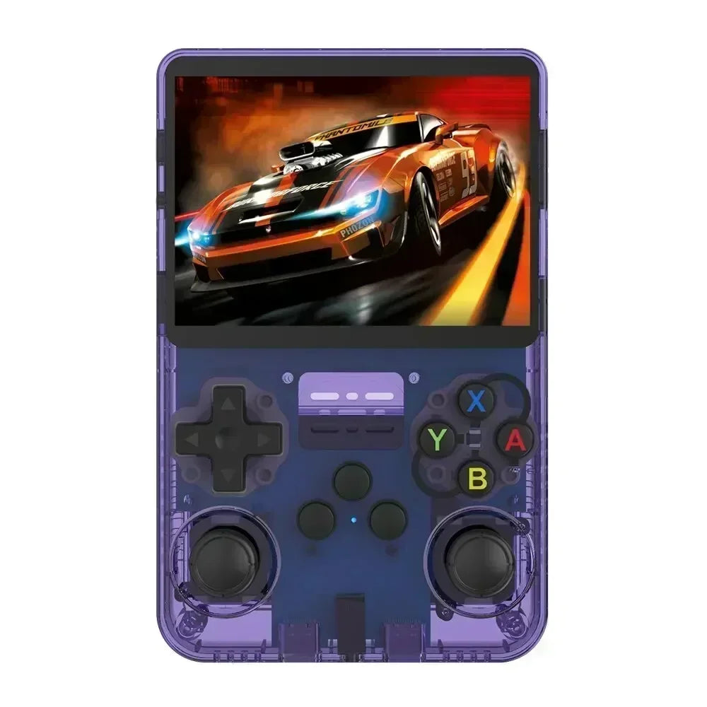 Handheld Game Console - 3.5 Inch IPS Screen R36S Device with Built-in Games