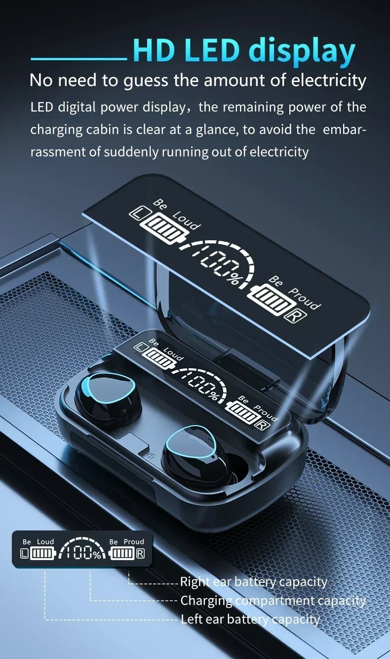 wireless Bluetooth Earbuds with Charging Case -clear Sound & Long Battery Life