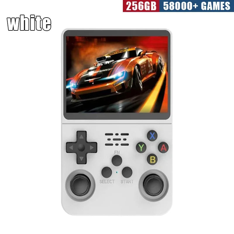 Handheld Game Console - 3.5 Inch IPS Screen R36S Device with Built-in Games