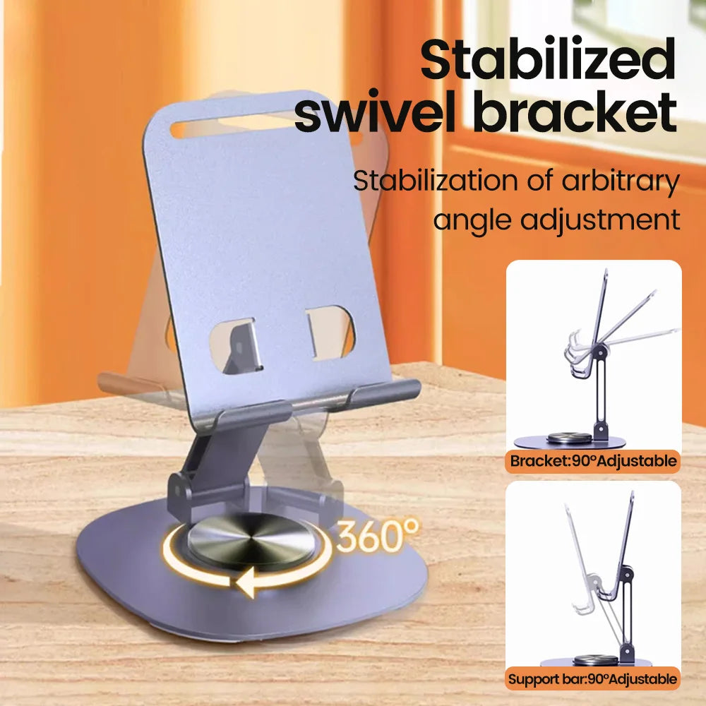 Olaf Rotating Table Cell Phone Holder Support Desktop Stand For iPad Samsung iPhone 15      (free shipping )