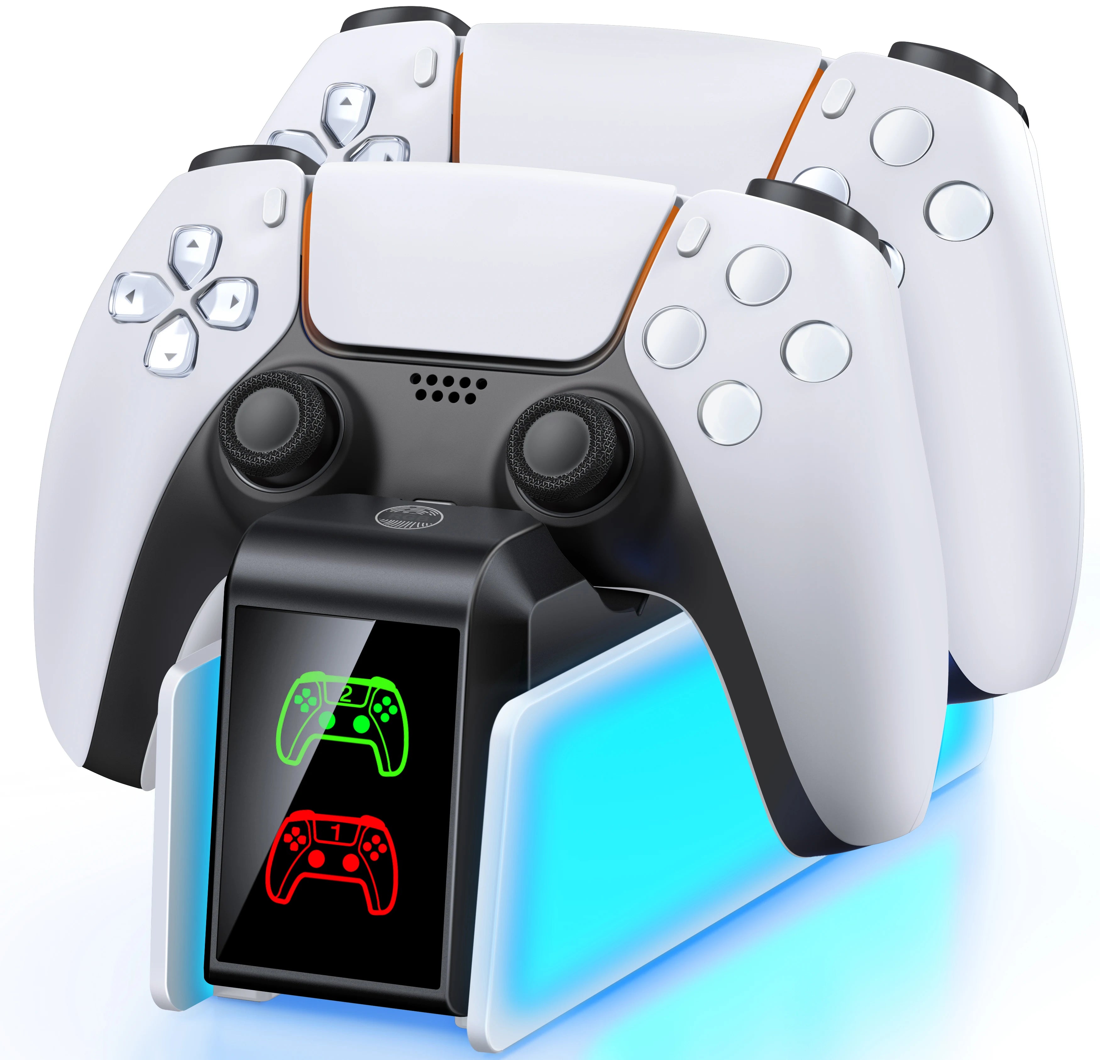 PS5 Controller Charger  LED light Dual Stand Charger Dock PS5 Controller Charging Station Accessories for PlayStation 5