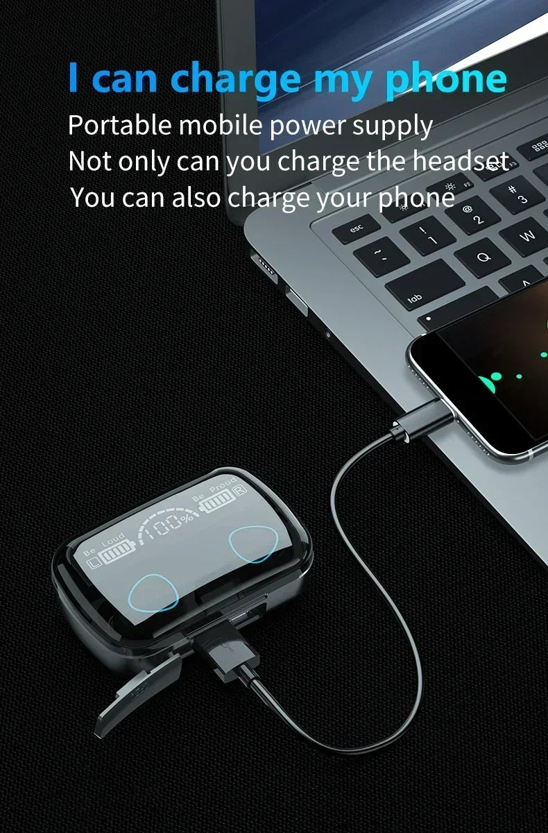 wireless Bluetooth Earbuds with Charging Case -clear Sound & Long Battery Life