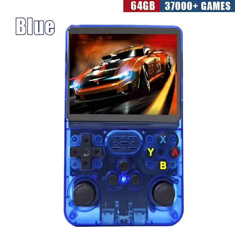 Handheld Game Console - 3.5 Inch IPS Screen R36S Device with Built-in Games