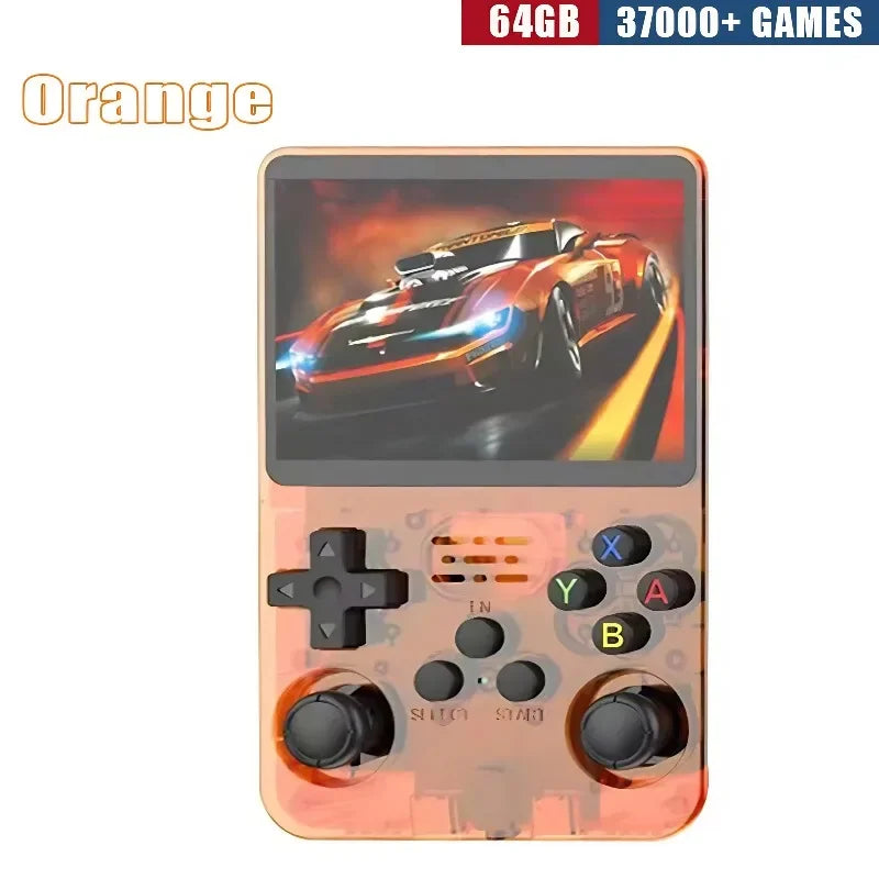 Handheld Game Console - 3.5 Inch IPS Screen R36S Device with Built-in Games