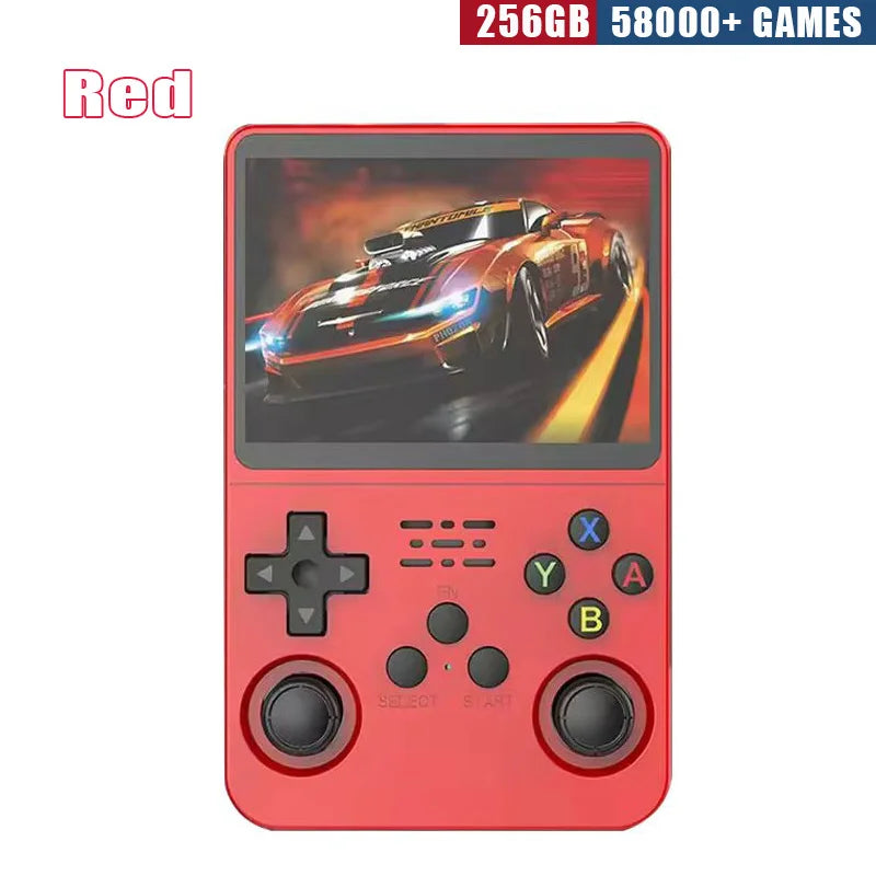 Handheld Game Console - 3.5 Inch IPS Screen R36S Device with Built-in Games