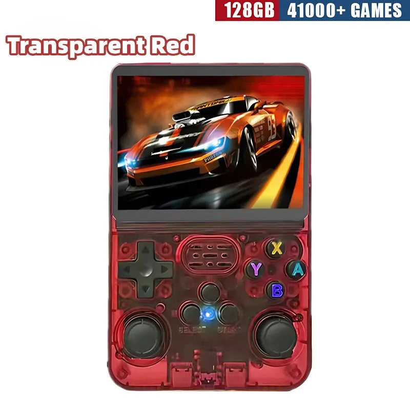 Handheld Game Console - 3.5 Inch IPS Screen R36S Device with Built-in Games