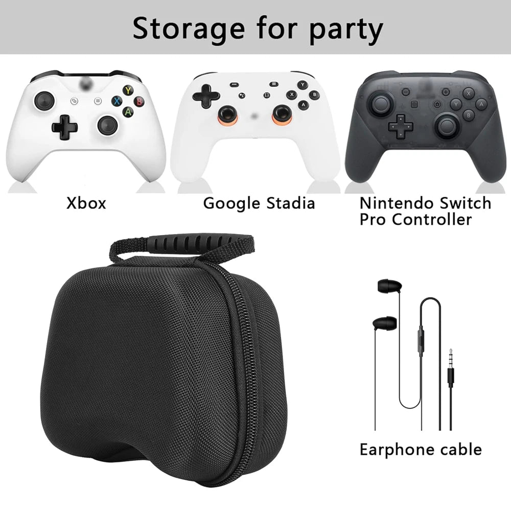 Hard Travel Case for PS5/Xbox Series X/S/Switch Controllers - Shockproof Protector storage bag