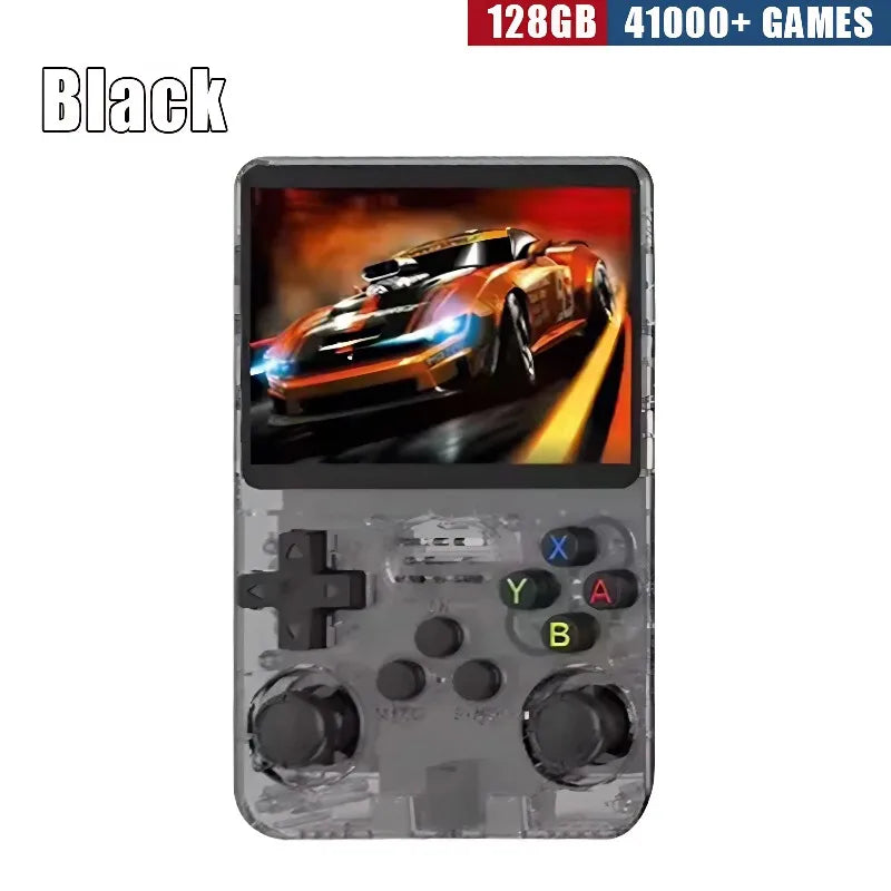 Handheld Game Console - 3.5 Inch IPS Screen R36S Device with Built-in Games