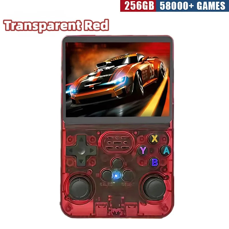Handheld Game Console - 3.5 Inch IPS Screen R36S Device with Built-in Games