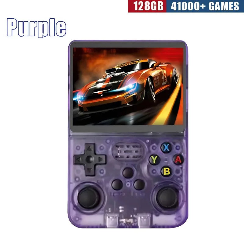 Handheld Game Console - 3.5 Inch IPS Screen R36S Device with Built-in Games